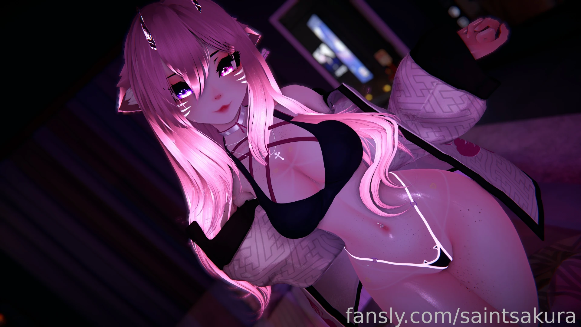 Jus a lil samurai guy fyp horny vr vtuber lewdtuber catgirl hentai part 1 