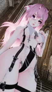 Did you pray today fyp horny vr vtuber lewdtuber catgirl hentai ecchi part 4