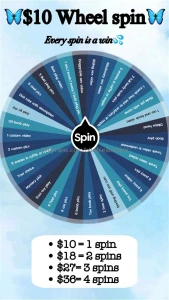 New 10 wheel spin tip to spin the wheel and i ll send a screenshot