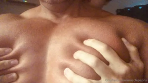 Kissing my ears as you grab my chest from behind like this boy does is