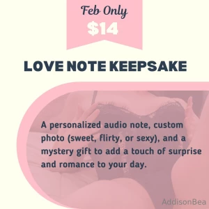 Looking for something sweet the love note keepsake is perfect for you