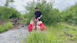 Sometimes you just have to be naughty when out exploring naughty