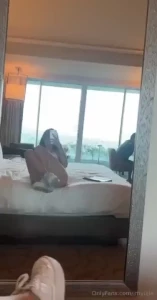 Fuck with sneakers on