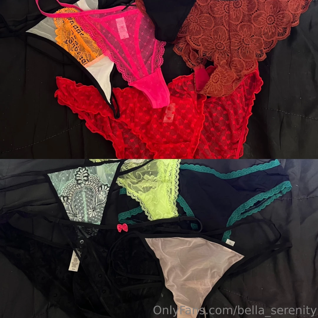 New panties yay more coming in on thursday too message me for details 