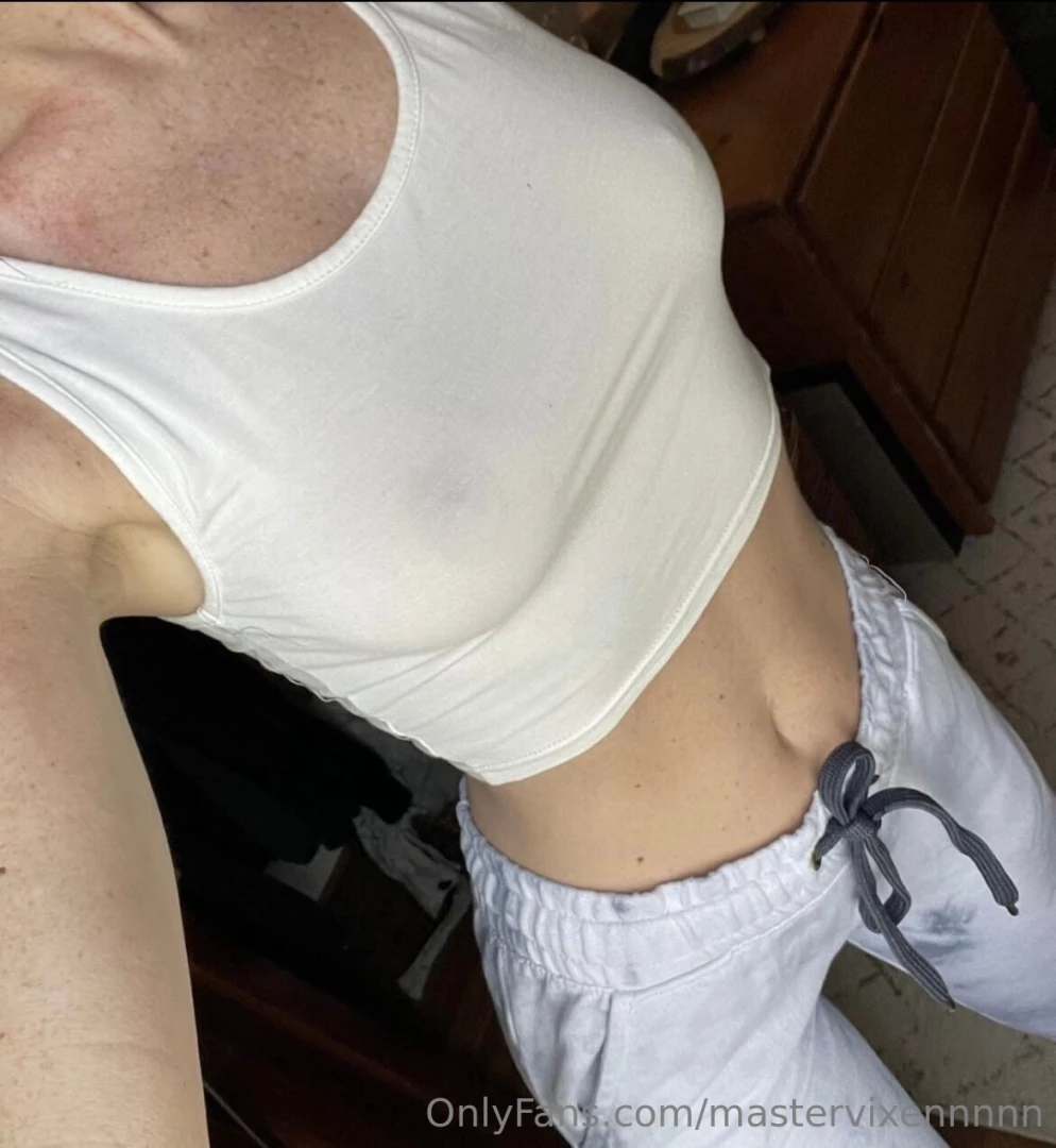 Poking through my shirt 