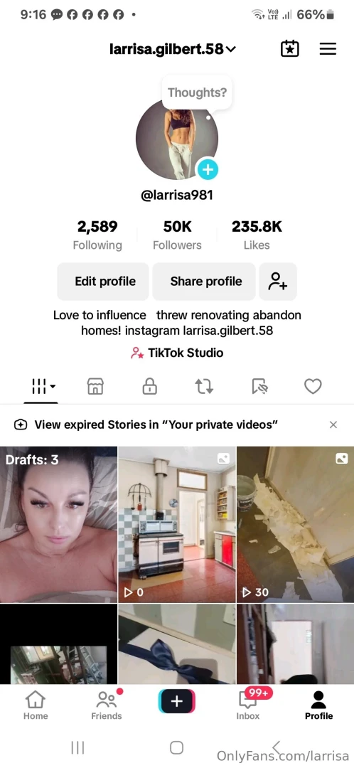 New tictok larrisa981 