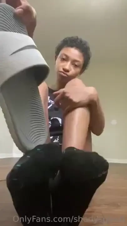 Shoes worship until 0 40 sock strip then footjob pov w talking 5 min 