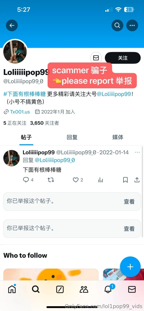 5k i need your help please help me report these twitter fake accounts part 1 