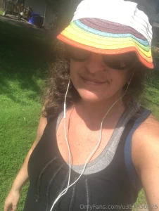 Walking to the post office to drop off some packages