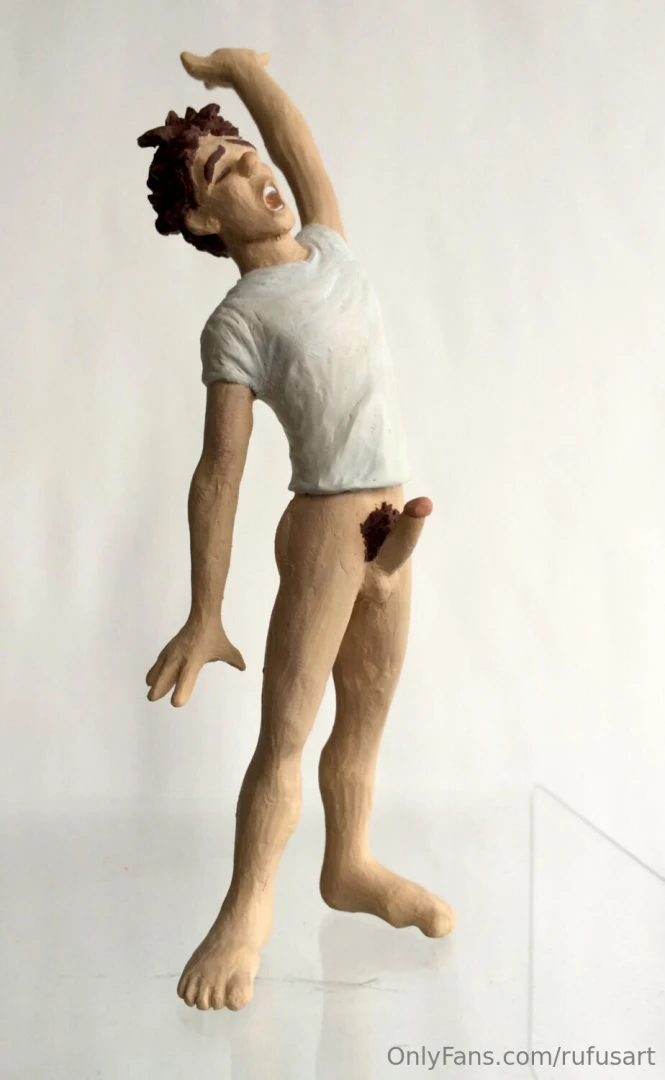 Morning 6 5 tall polymer clay 2017 