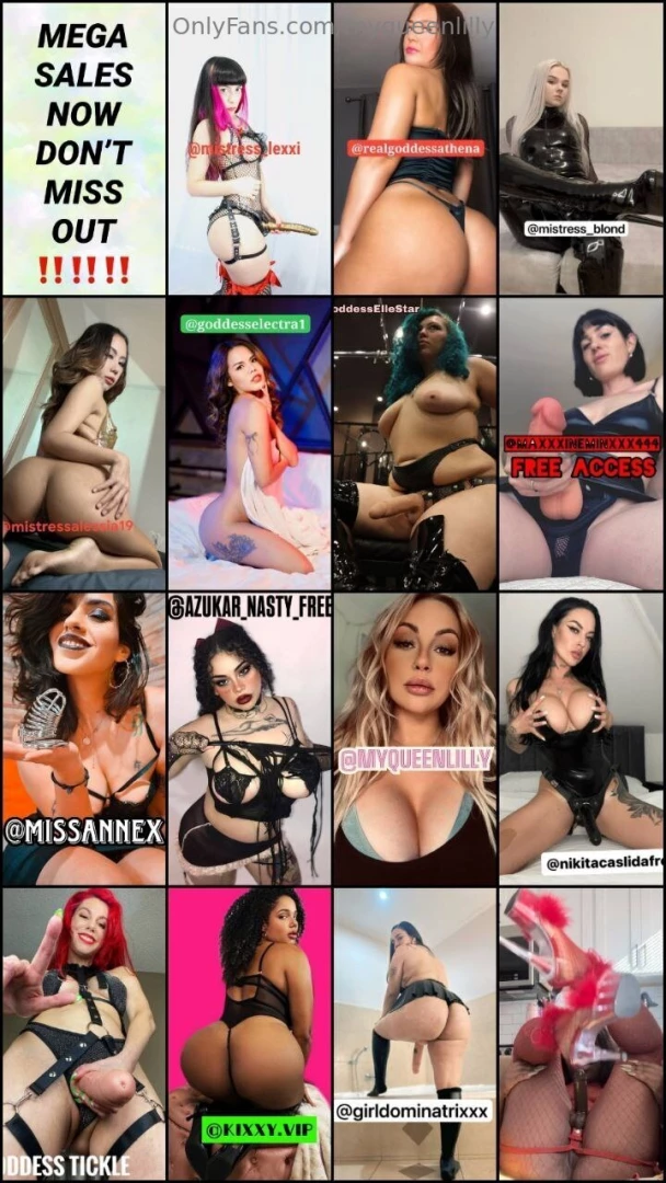 How kinky can you get with the top femdoms of onlyfans 6h advert 