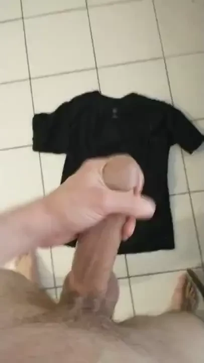 Big cumshot from my pov while standing up would you take this cum 