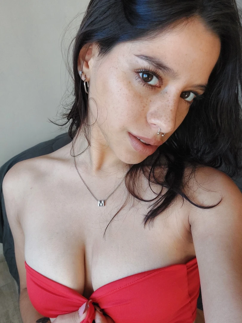 I just imagine your hard wet cock sliding down my tits 