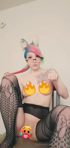 Cum sub to my main uncensored onlyfans page neon_bunni
