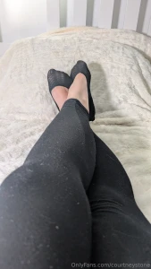 Thin black socks on my wide soles