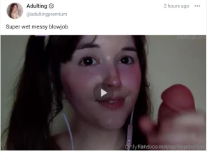 Super wet messy blowjob adultingpremium