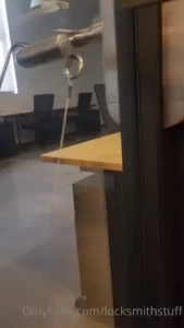 Half of the doors on this floor where fail secure the tenant vacated