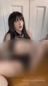 I got really horny while cosplaying as hinata so i started playing