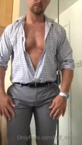 Adjusting in suit pants is hot it s all about the detail the voyeurs