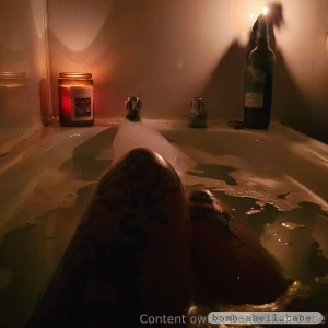 Nothing like a nice steamy baths to smoothing tired muscles