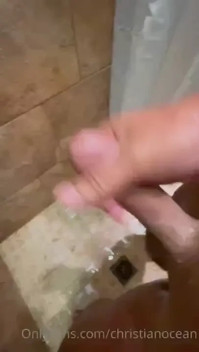 Unloading in the shower 
