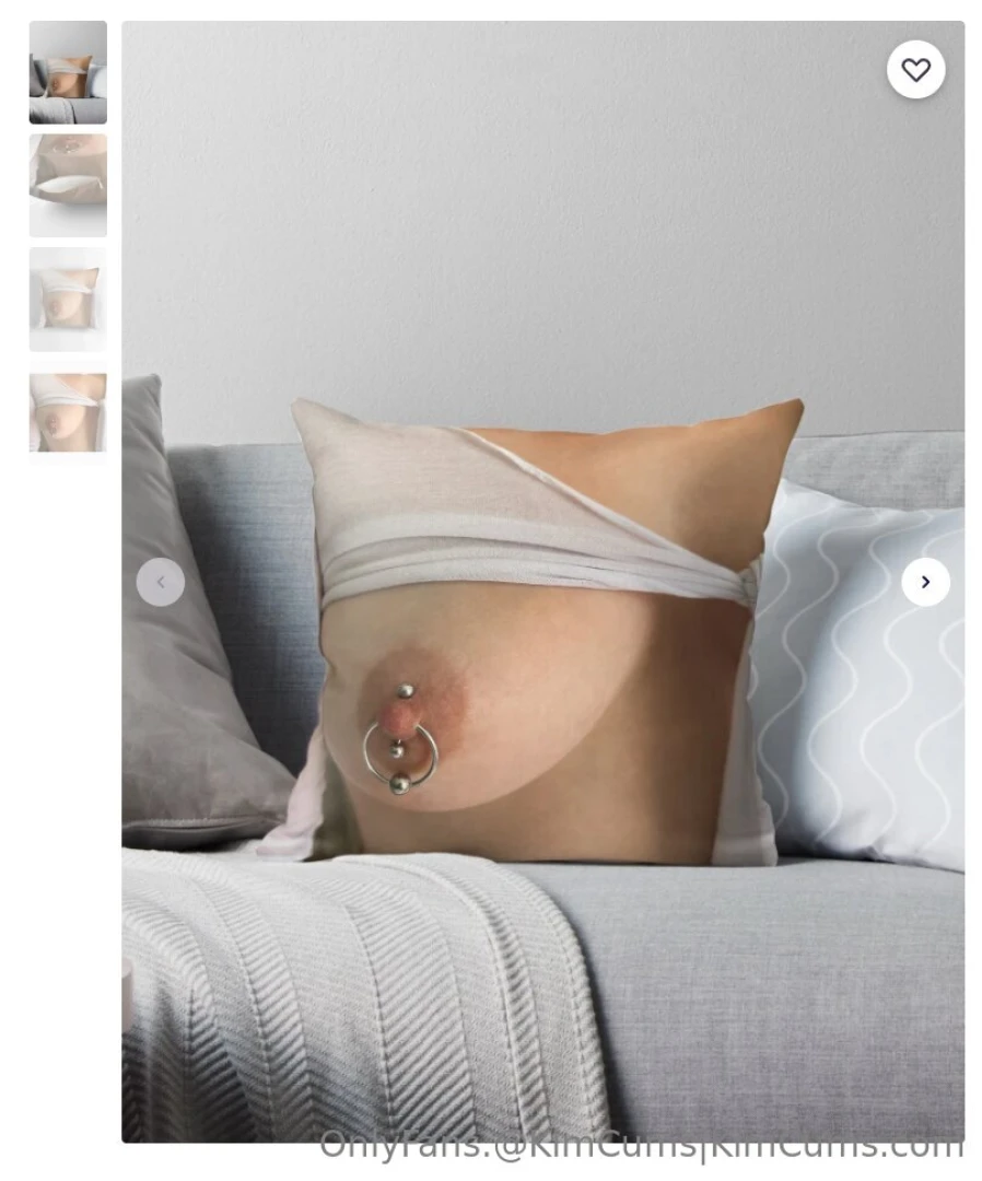 Did you know that you can get my boob on a pillow https www redbubble 