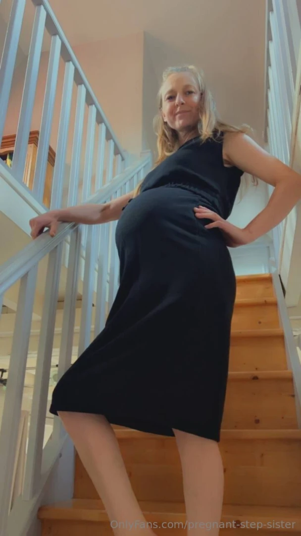This big belly wont stop me riding your cock 