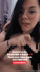 Exclusive for valentine s day photo and video pack cotton tits free