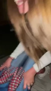 Spider girl gets full body tickled at the costume party