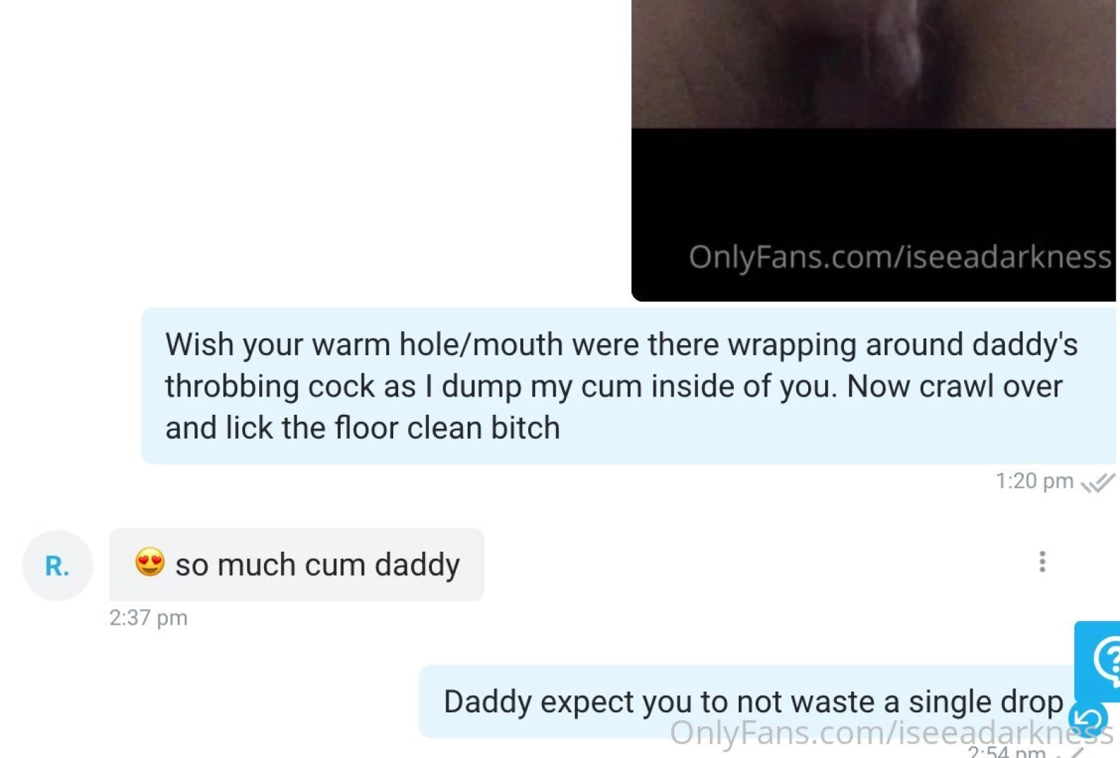 Daddys glad that you hoes are enjoying my new cum video 