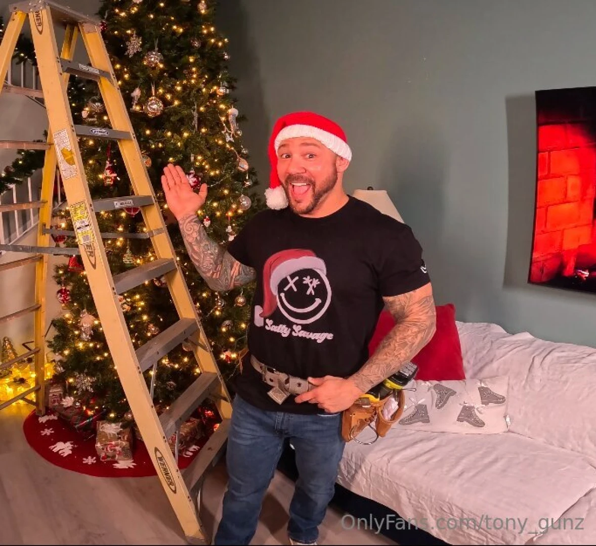 I received an emergency work call so to show my christmas spirit i part 1 