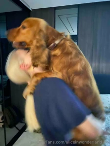 In the jump it wasn t easy since he s not a puppy anymore