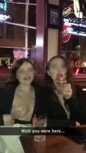 Out with the girls tonight and thinking of you