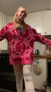 A lil fit check from my instagram cozy sweaters and thigh highs are my