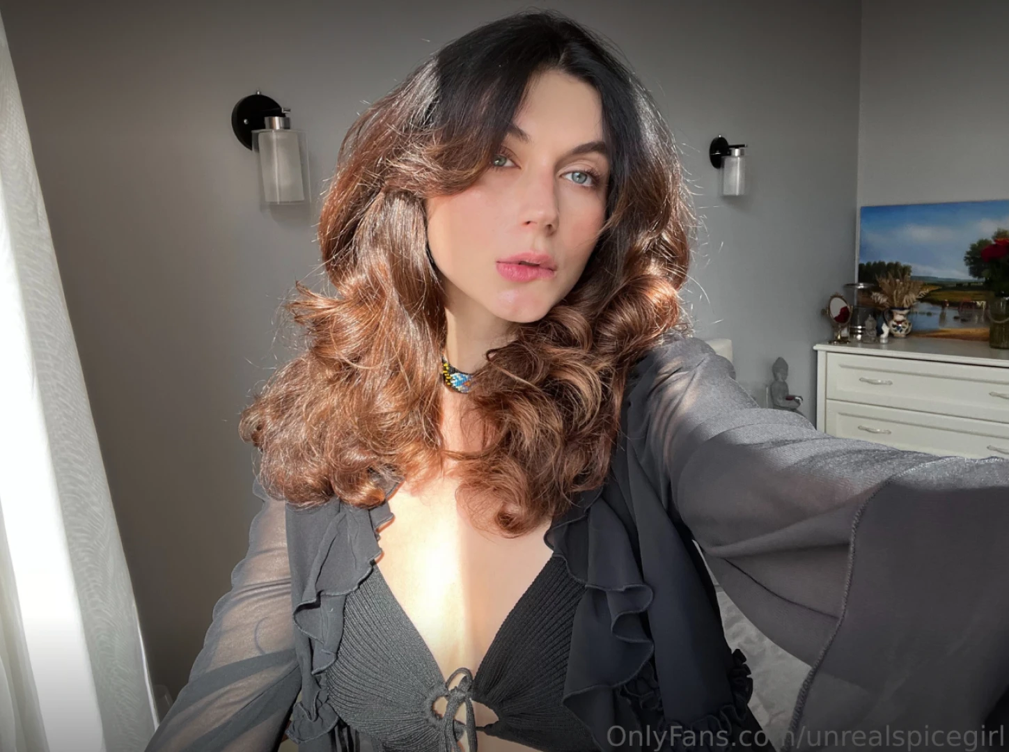 Feeling the sunlight on my skin and letting my curls have their moment 