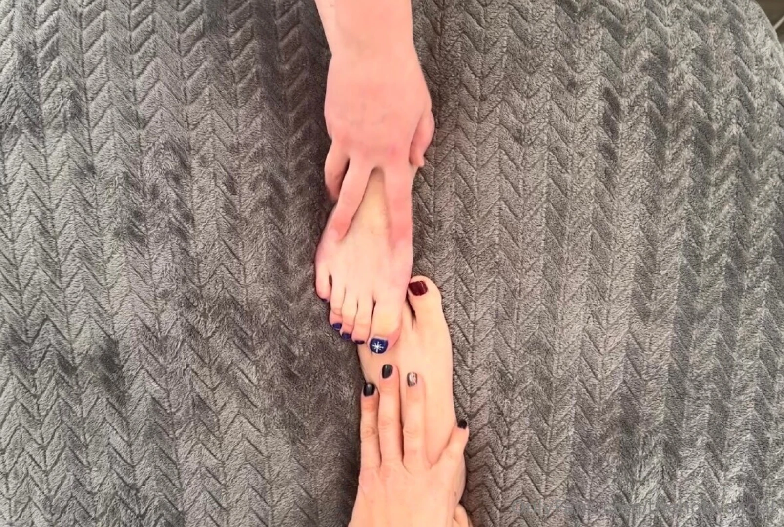 Playing footsie with mscinnabar before i wax her i ll have this on 