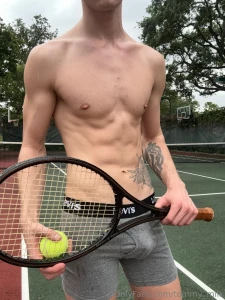Smash the tennis ball or you wanna smash my ass and eat my balls