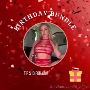 fit-elf-tal - Birthday bundle special solo using glass candy cane dildo to fuck 