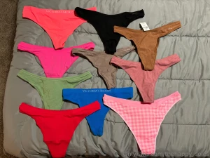 We love panty mail finishing up an order but i m free for new orders