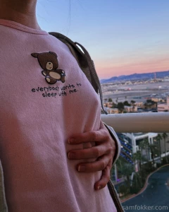 My tiny mounds in front of huge mountains