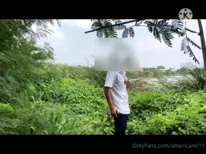 Relaxing and horny with nature around here