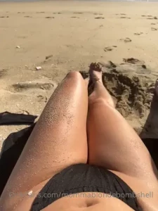 Some sandy legs and feet for you baby