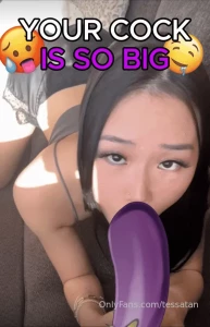 Just me this toy and a very messy mouth come see how deep i go