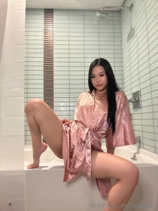Shower running and so is my imagination this robe s coming off in 3 2
