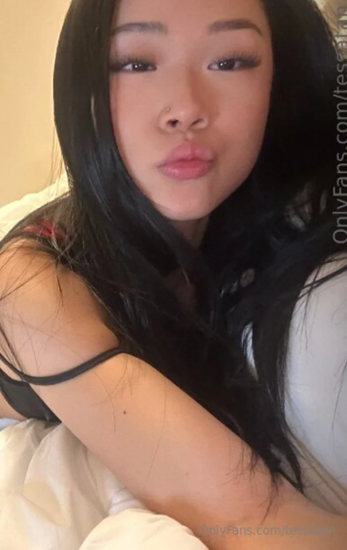 Pouty lips messy hair and one kiss away from getting into trouble 