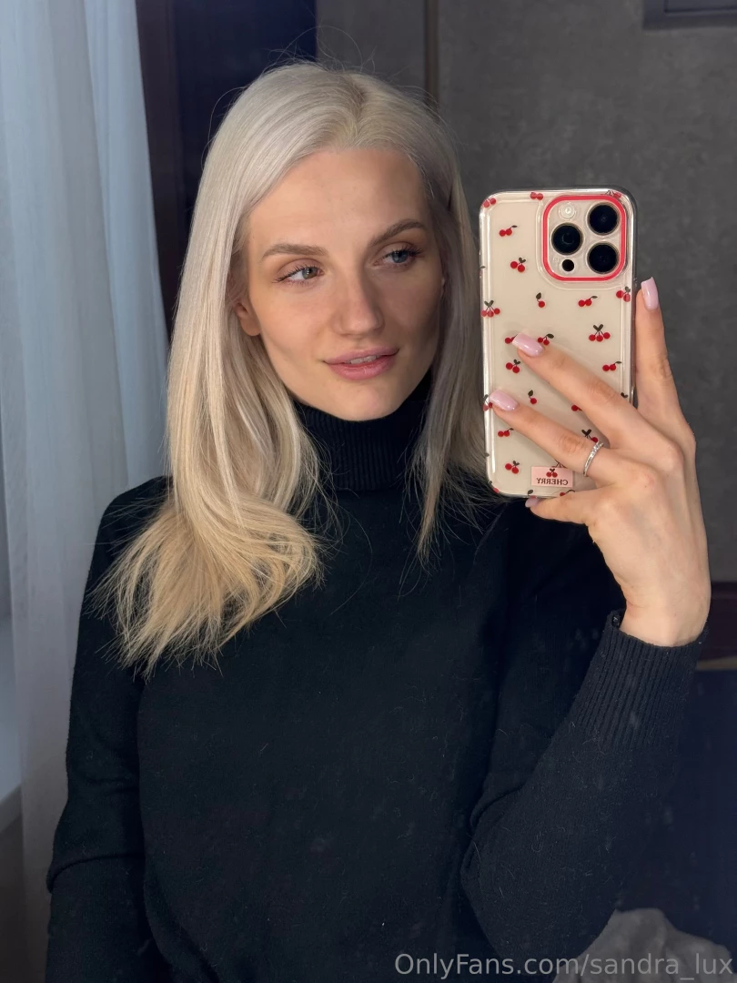 Sometimes the mirror reminds me to smile 