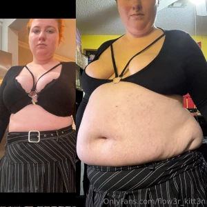 She s put on a little weight since you saw her last