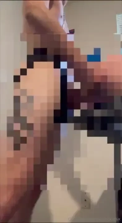 Using and abusing my new life-size sex toy in front of the window so 