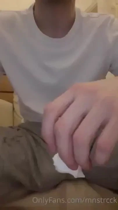 A monster cock s day to day life eating marshmallows 