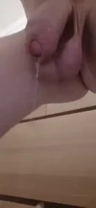 Just had to share this wtf is with this crazy long hanging precum